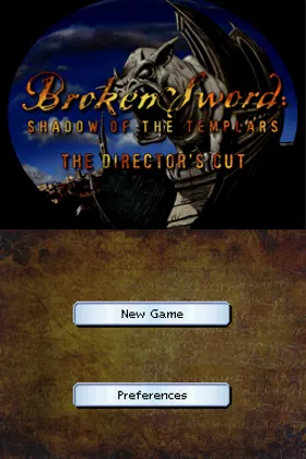 Broken Sword - Shadow of the Templars - The Director's Cut (USA) (En,Fr,De,Es,It) screen shot title